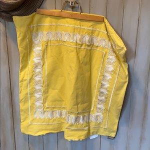 Yellow Euro Sham cover